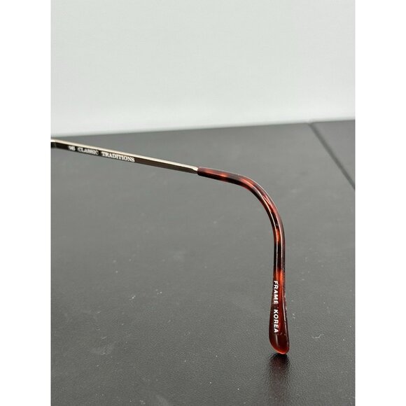 Vintage Classic Traditions CT13 Gold Pilot Half-Rim Metal FRAMES Korea (C3-02) - Picture 10 of 12